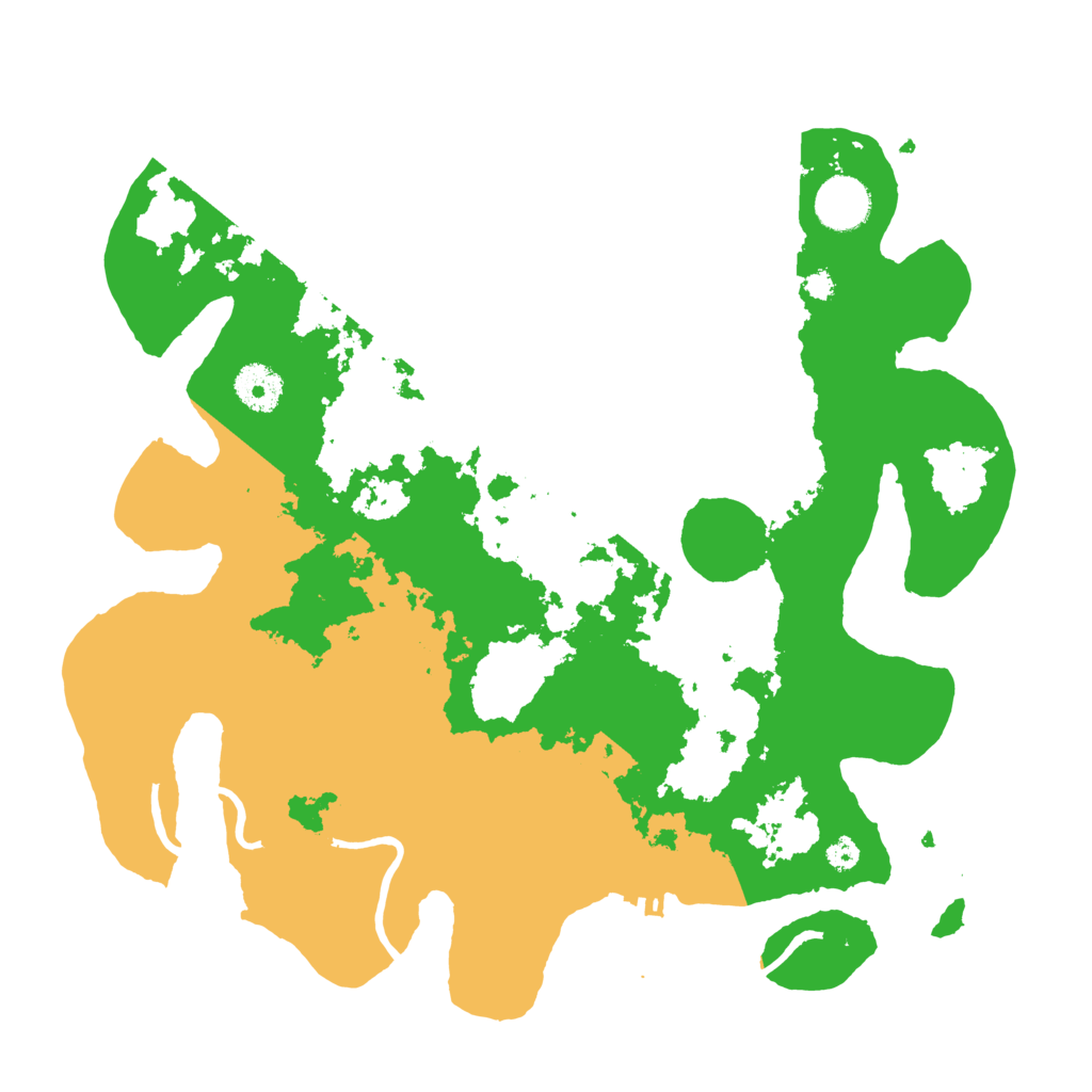 Biome Rust Map: Procedural Map, Size: 3500, Seed: 719447