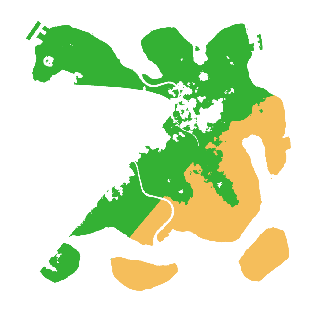 Biome Rust Map: Procedural Map, Size: 3000, Seed: 769283907