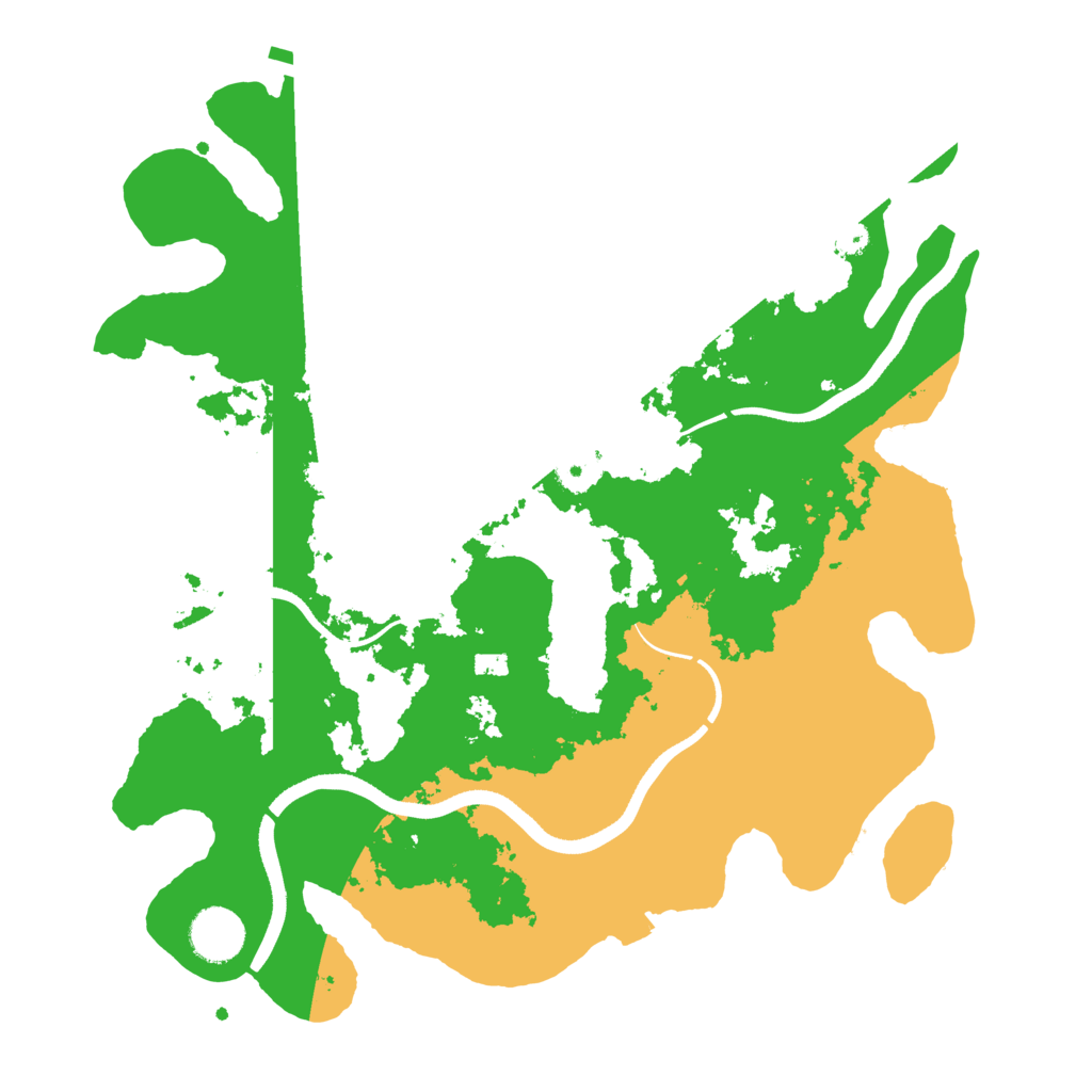 Biome Rust Map: Procedural Map, Size: 3500, Seed: 1940978358