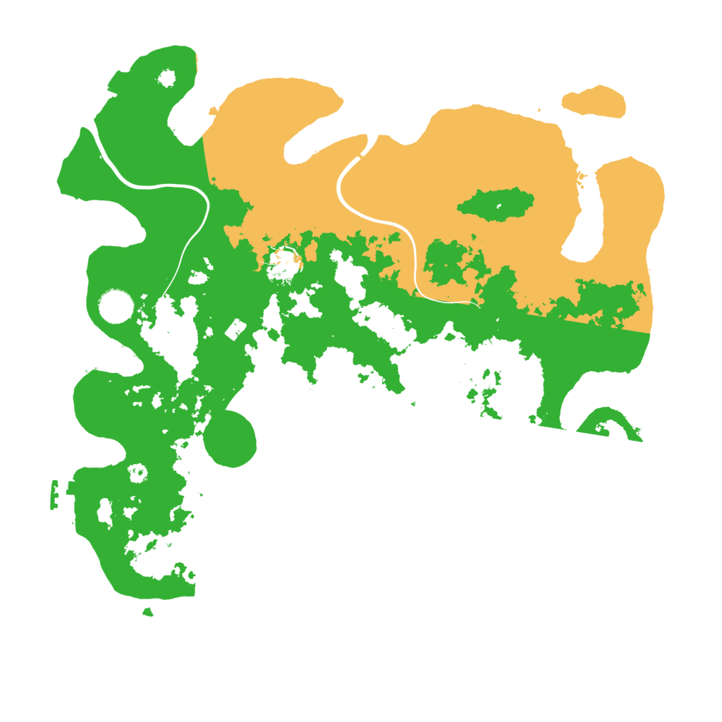 Biome Rust Map: Procedural Map, Size: 3700, Seed: 1271115217