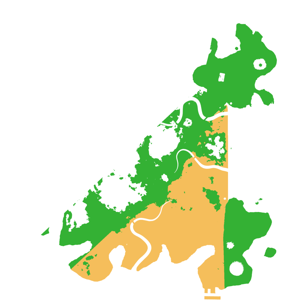 Biome Rust Map: Procedural Map, Size: 3800, Seed: 40105