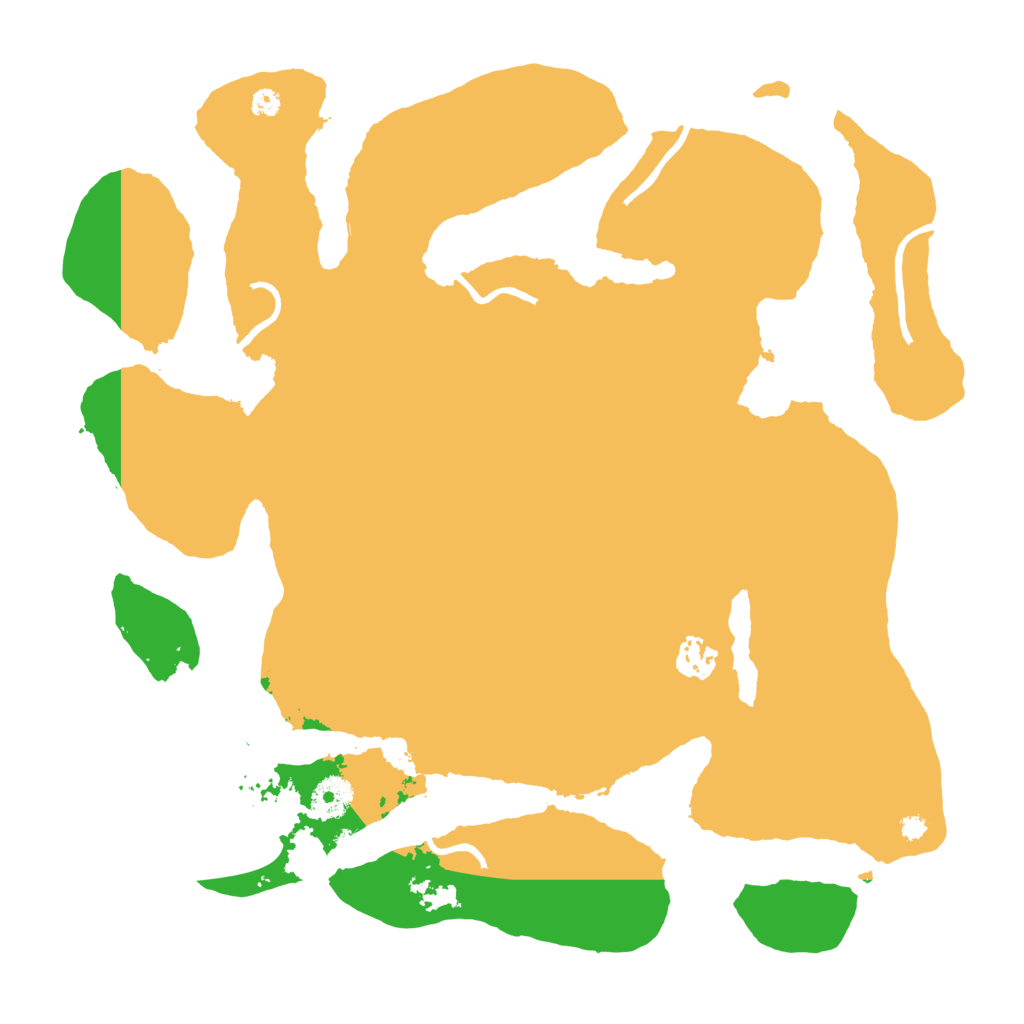 Biome Rust Map: Procedural Map, Size: 3700, Seed: 98641