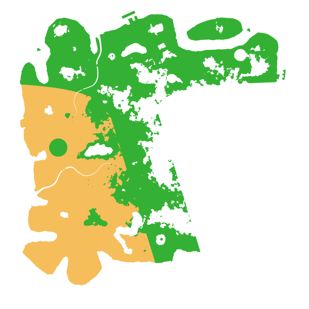 Biome Rust Map: Procedural Map, Size: 4500, Seed: 114937