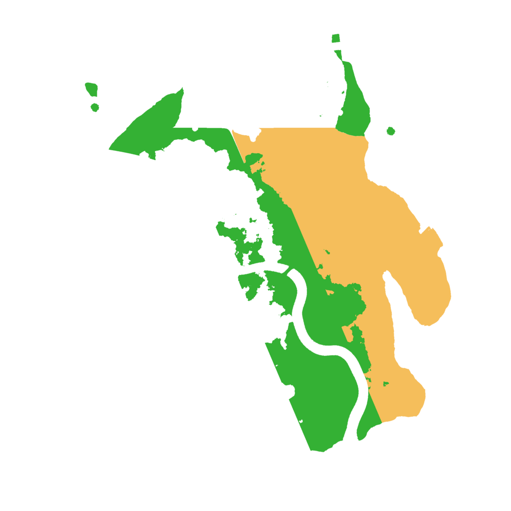 Biome Rust Map: Procedural Map, Size: 2500, Seed: 642