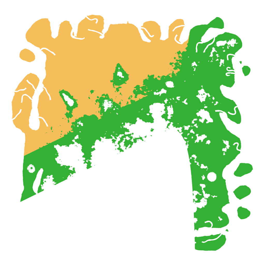 Biome Rust Map: Procedural Map, Size: 5000, Seed: 50800