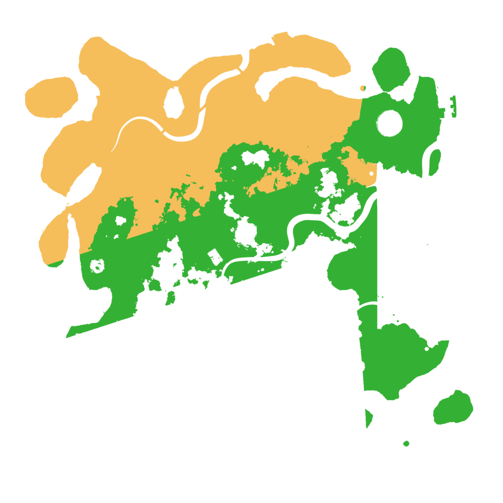Biome Rust Map: Procedural Map, Size: 3500, Seed: 678606