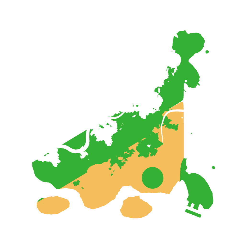 Biome Rust Map: Procedural Map, Size: 3000, Seed: 1750