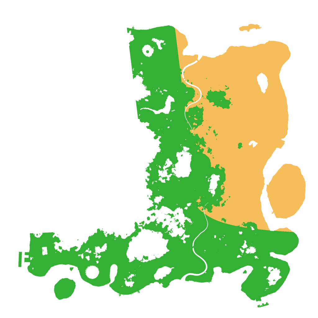 Biome Rust Map: Procedural Map, Size: 4250, Seed: 7291