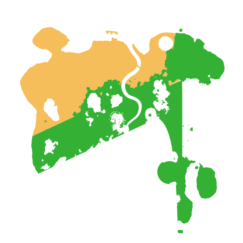 Biome Rust Map: Procedural Map, Size: 3000, Seed: 294223849