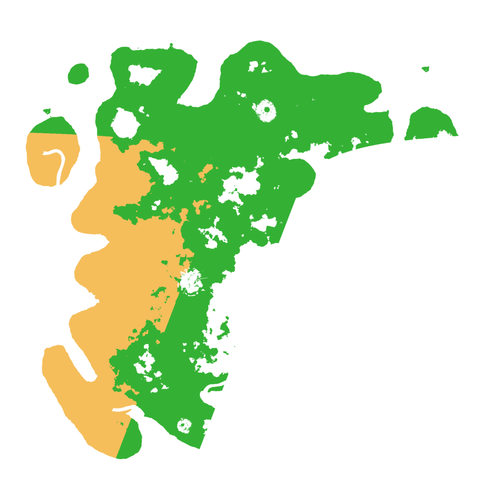 Biome Rust Map: Procedural Map, Size: 3600, Seed: 1405499