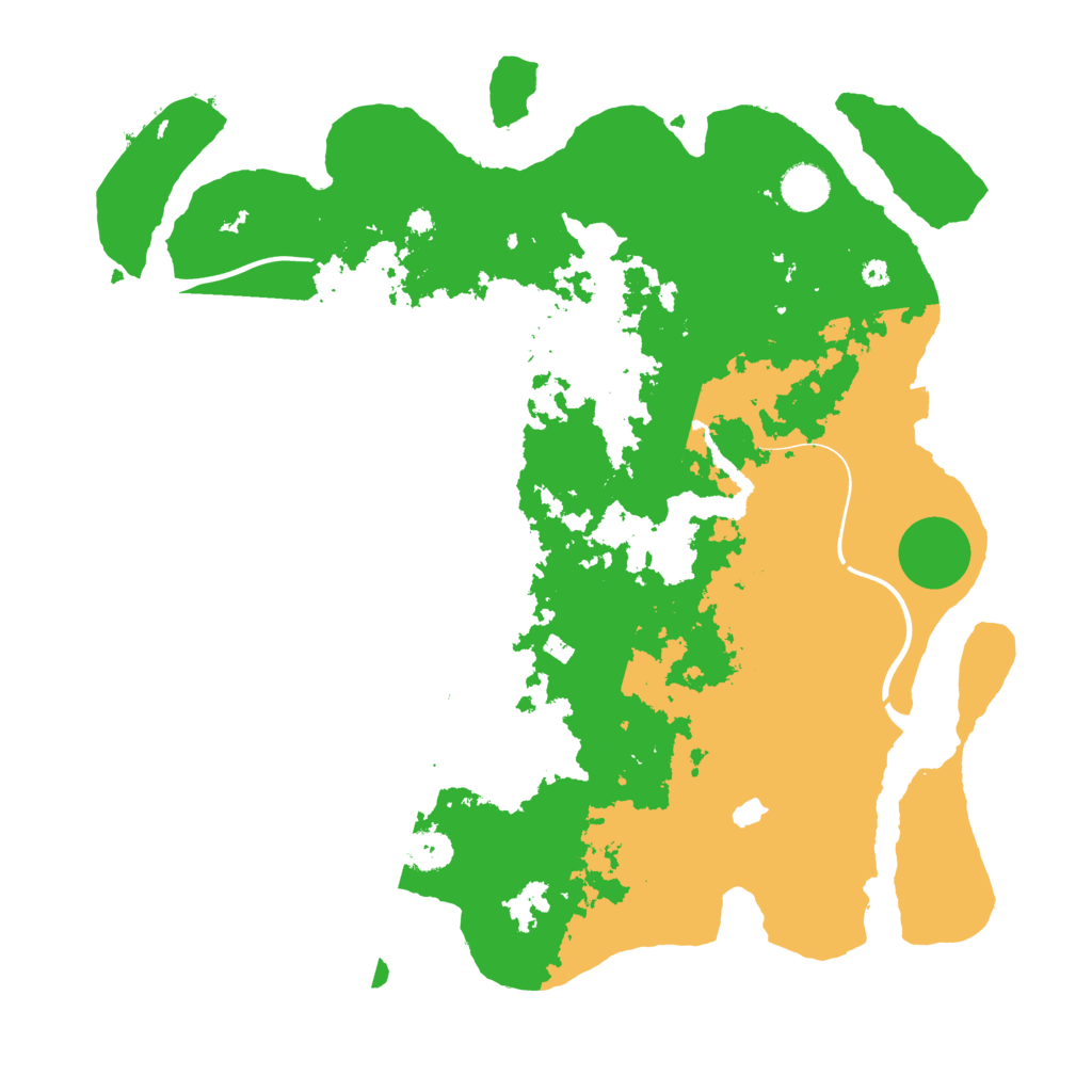 Biome Rust Map: Procedural Map, Size: 4000, Seed: 4874