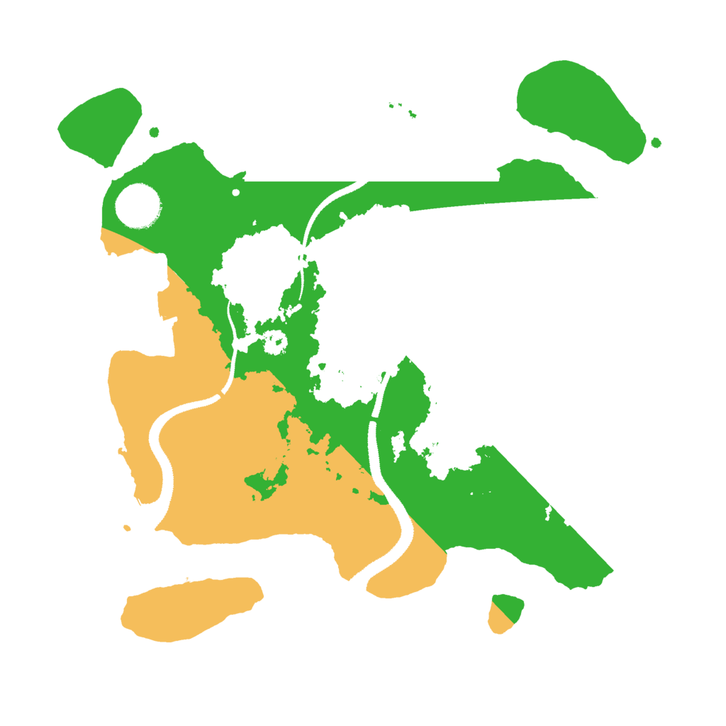 Biome Rust Map: Procedural Map, Size: 2900, Seed: 153983487