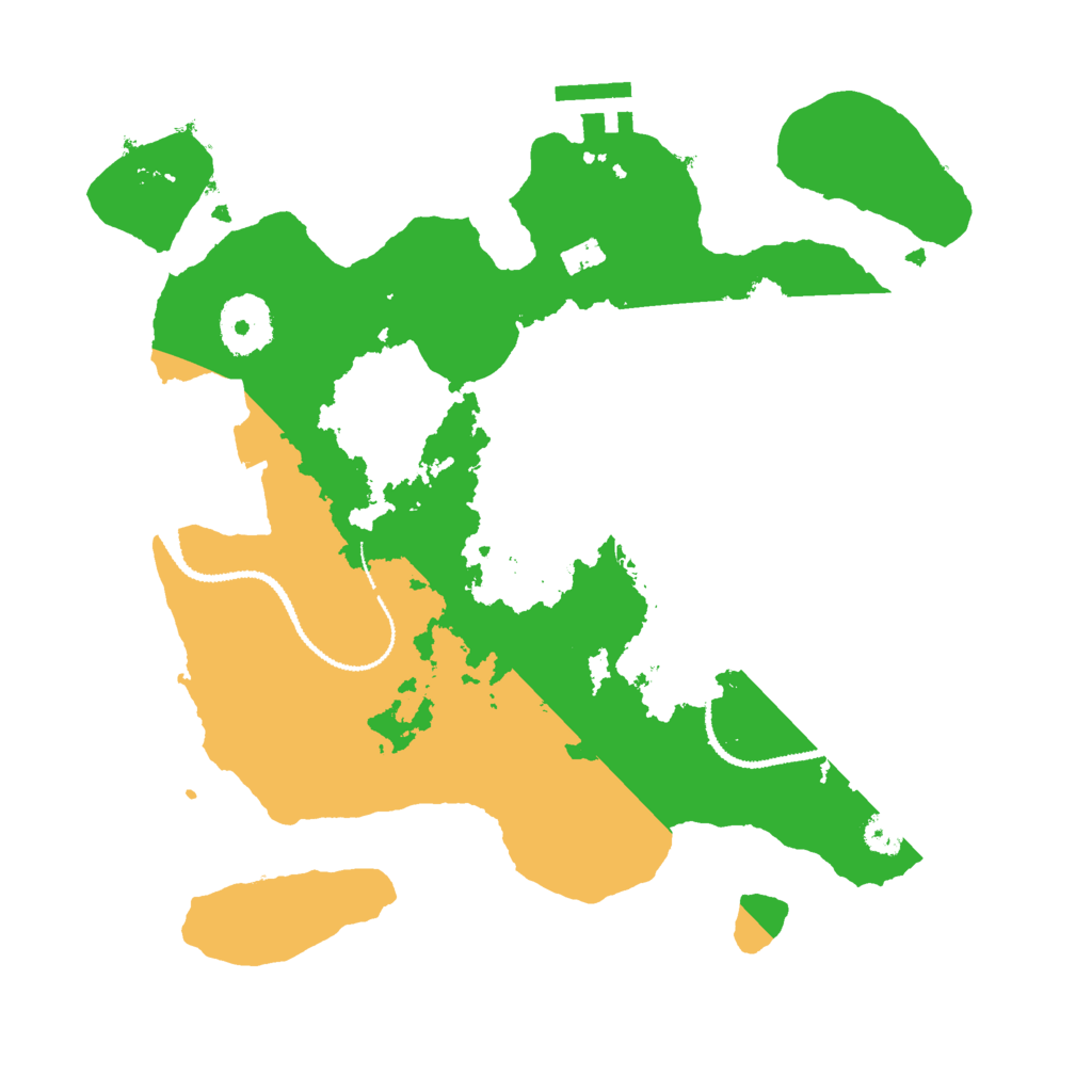 Biome Rust Map: Procedural Map, Size: 2900, Seed: 153983487