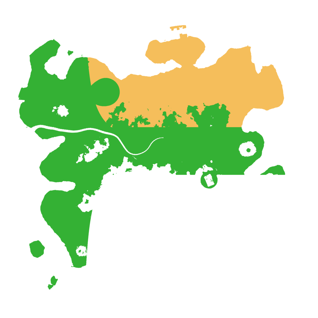 Biome Rust Map: Procedural Map, Size: 3000, Seed: 857531681