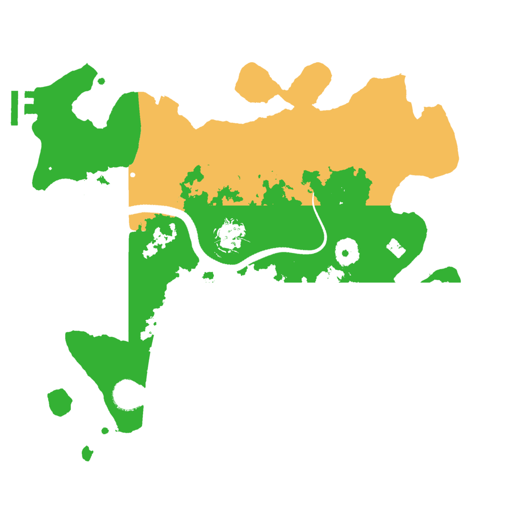 Biome Rust Map: Procedural Map, Size: 3000, Seed: 857531681