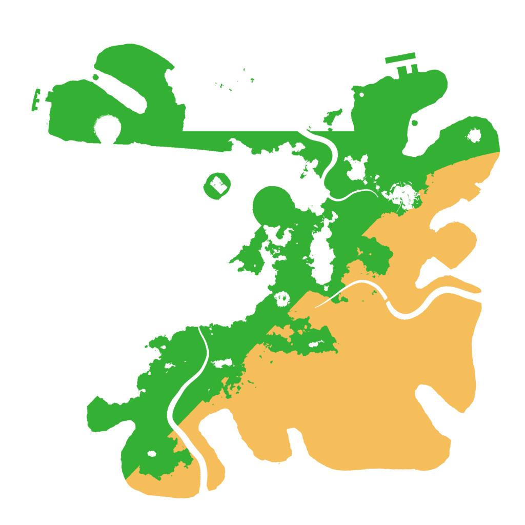 Biome Rust Map: Procedural Map, Size: 3500, Seed: 1771256105