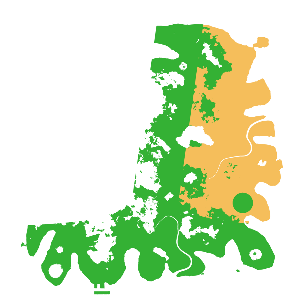 Biome Rust Map: Procedural Map, Size: 4000, Seed: 854321