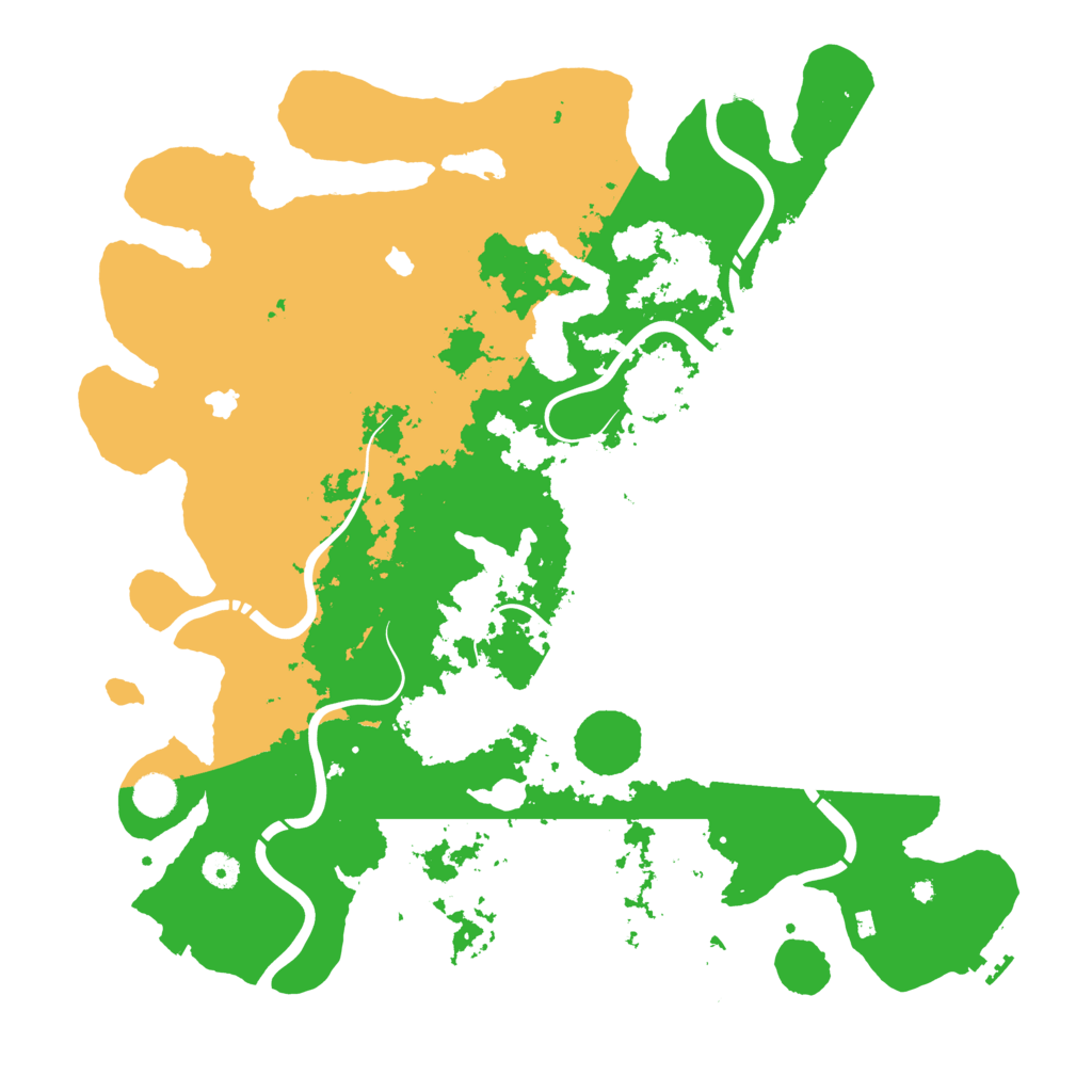 Biome Rust Map: Procedural Map, Size: 4500, Seed: 1344606687