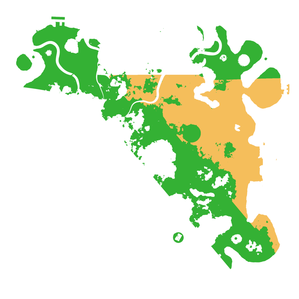 Biome Rust Map: Procedural Map, Size: 4500, Seed: 5817