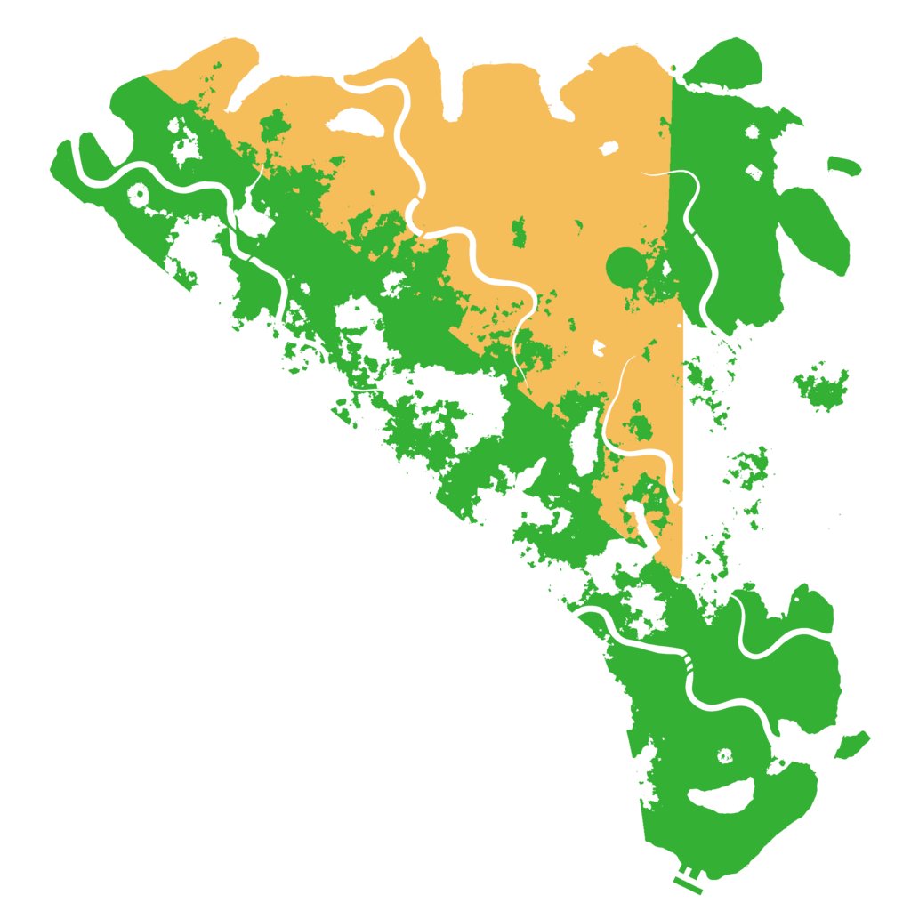 Biome Rust Map: Procedural Map, Size: 6000, Seed: 2344535