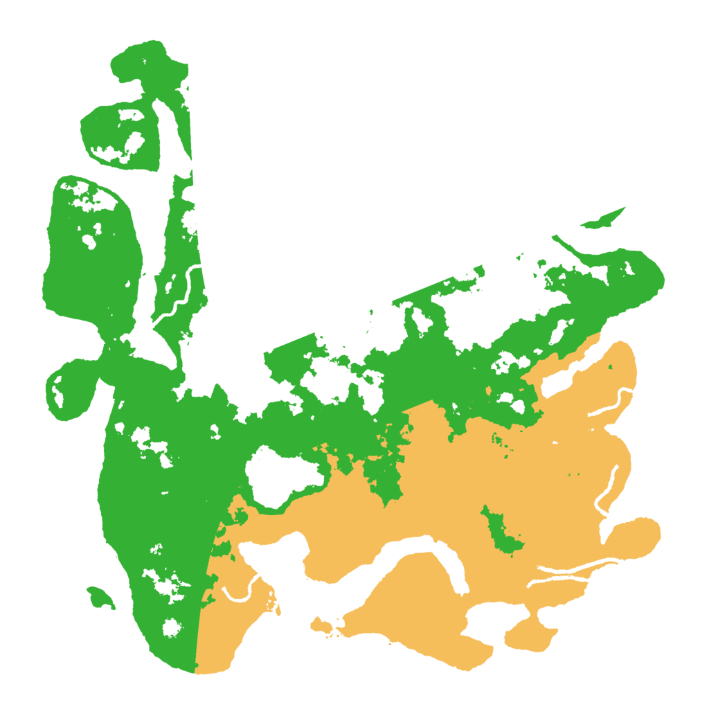 Biome Rust Map: Procedural Map, Size: 3500, Seed: 966581007