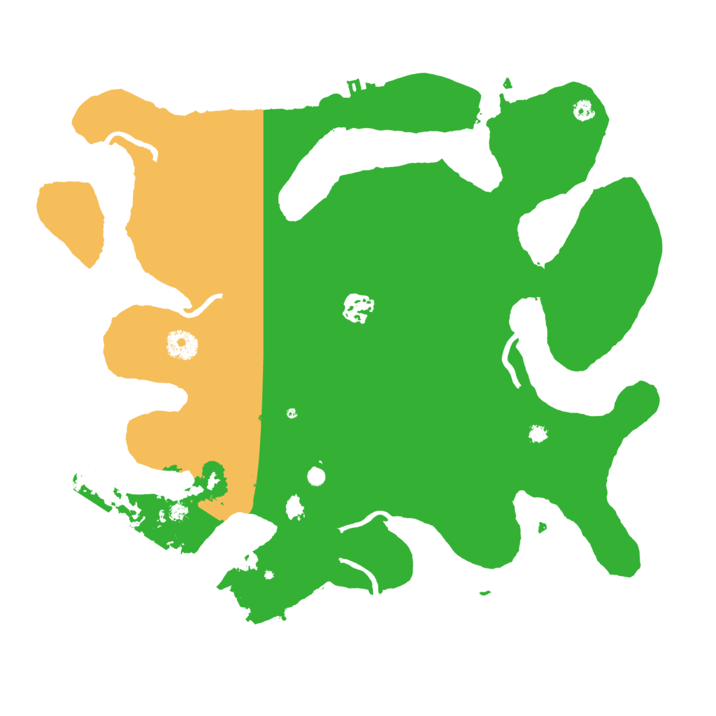 Biome Rust Map: Procedural Map, Size: 3500, Seed: 514589