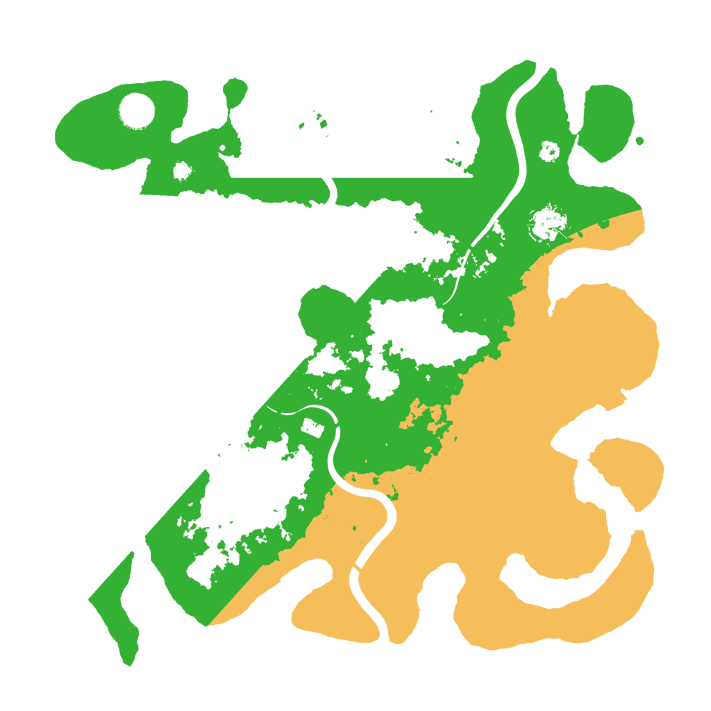 Biome Rust Map: Procedural Map, Size: 3500, Seed: 531965