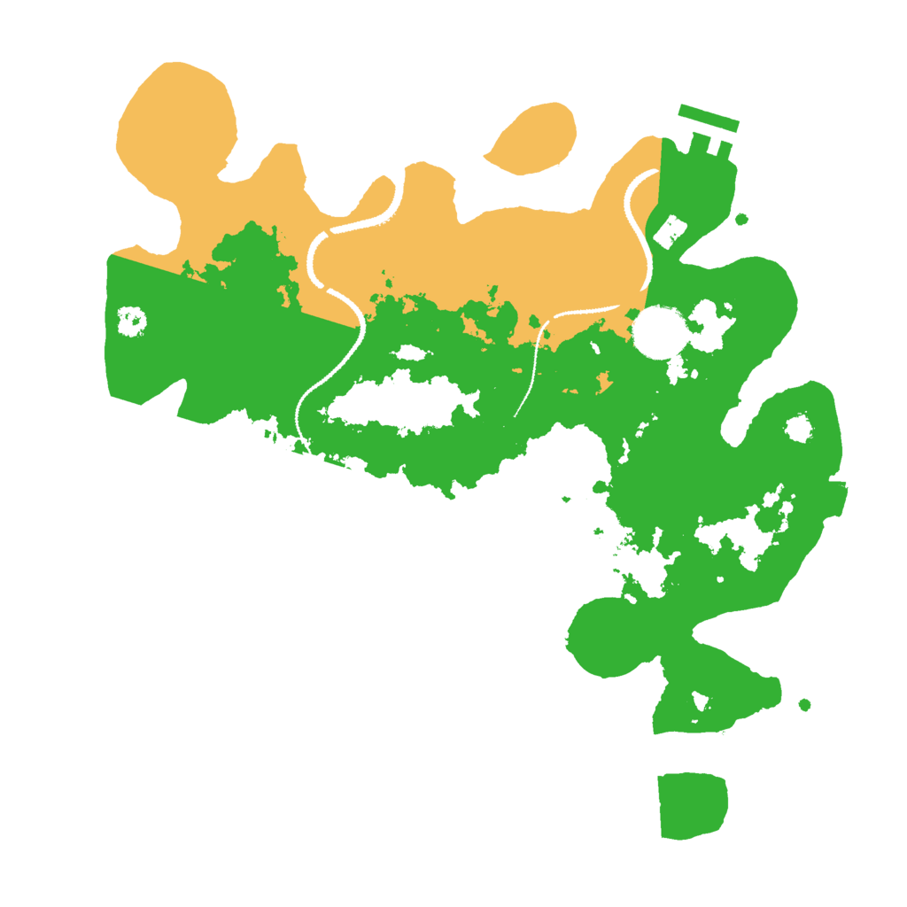 Biome Rust Map: Procedural Map, Size: 3000, Seed: 1984073674