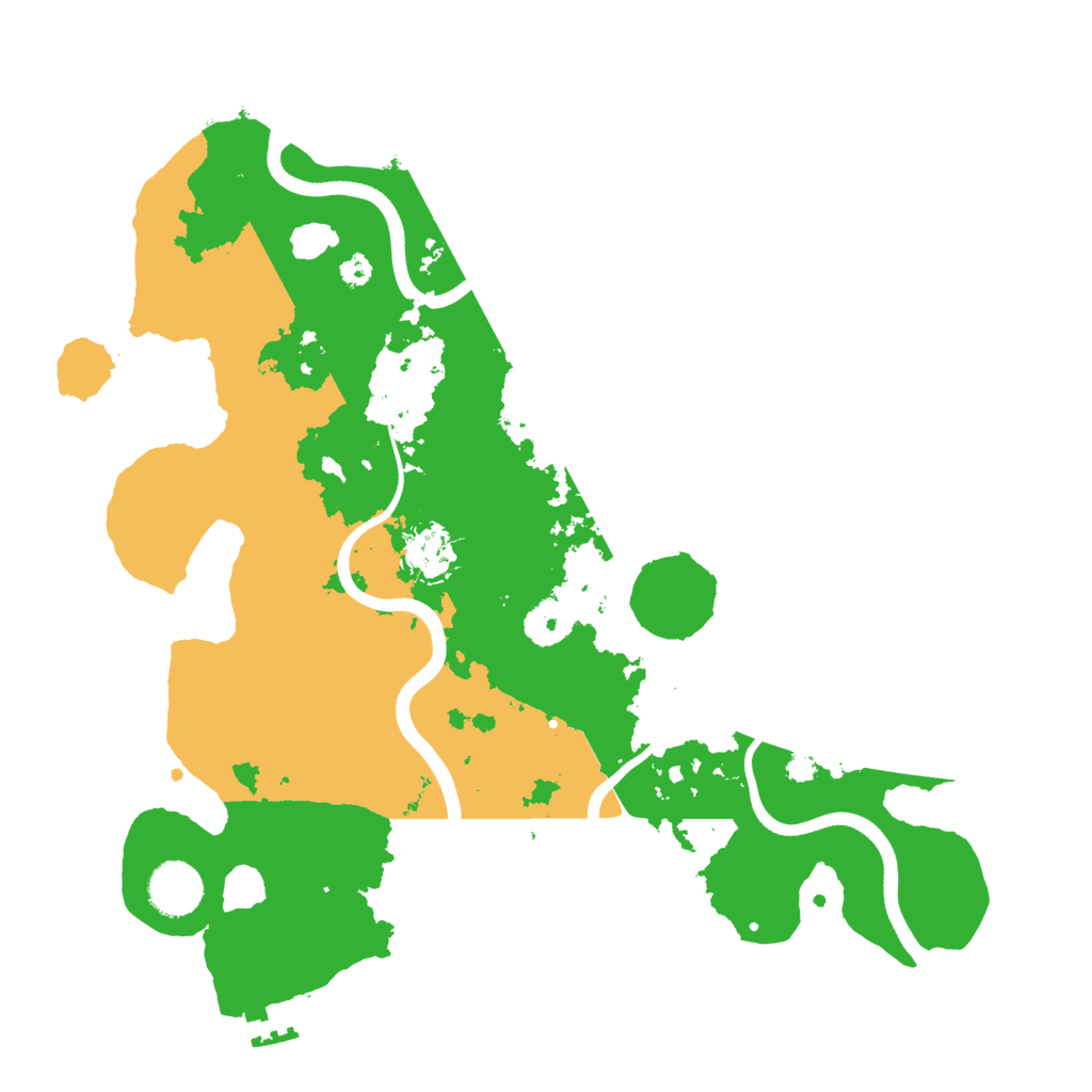 Biome Rust Map: Procedural Map, Size: 3500, Seed: 818707