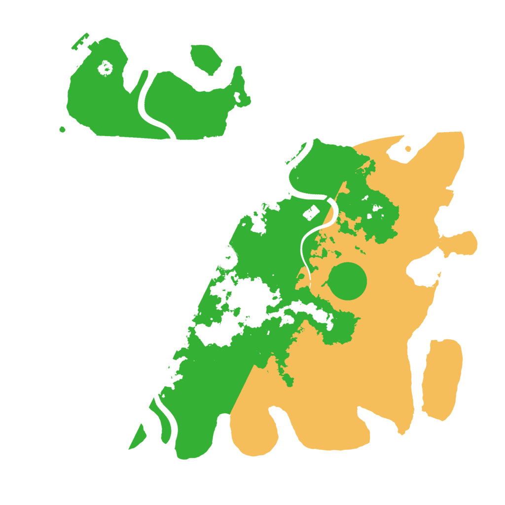 Biome Rust Map: Procedural Map, Size: 3500, Seed: 209675
