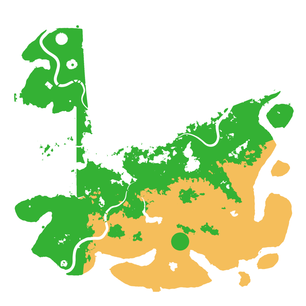 Biome Rust Map: Procedural Map, Size: 4500, Seed: 854945