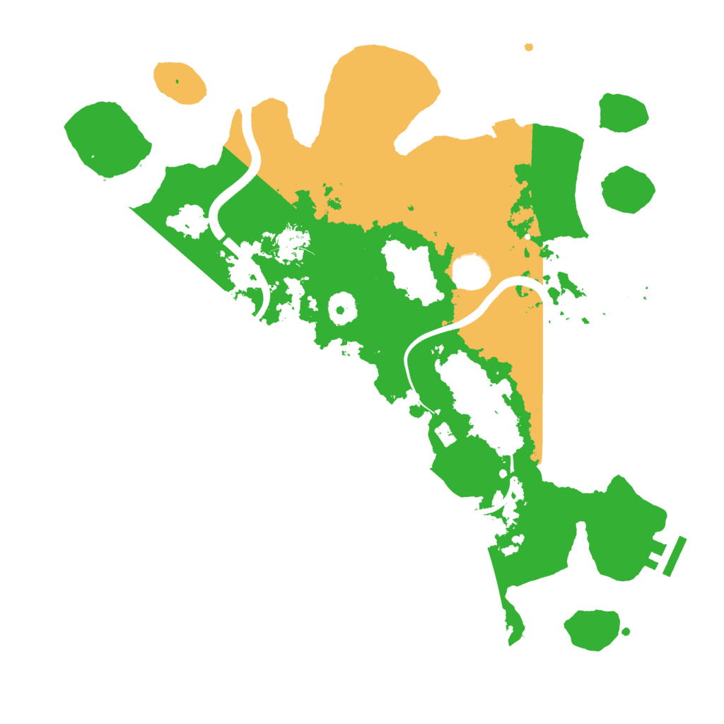 Biome Rust Map: Procedural Map, Size: 3500, Seed: 306776