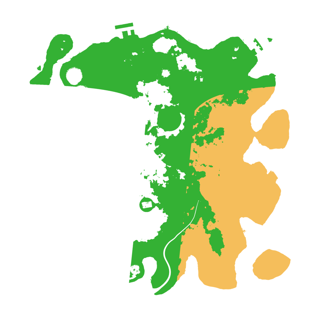 Biome Rust Map: Procedural Map, Size: 3500, Seed: 983198479