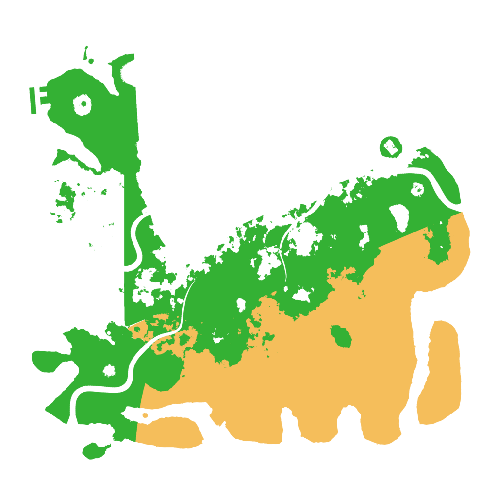 Biome Rust Map: Procedural Map, Size: 3800, Seed: 1872