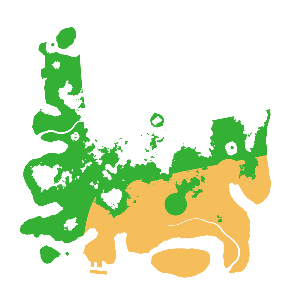 Biome Rust Map: Procedural Map, Size: 3500, Seed: 244902