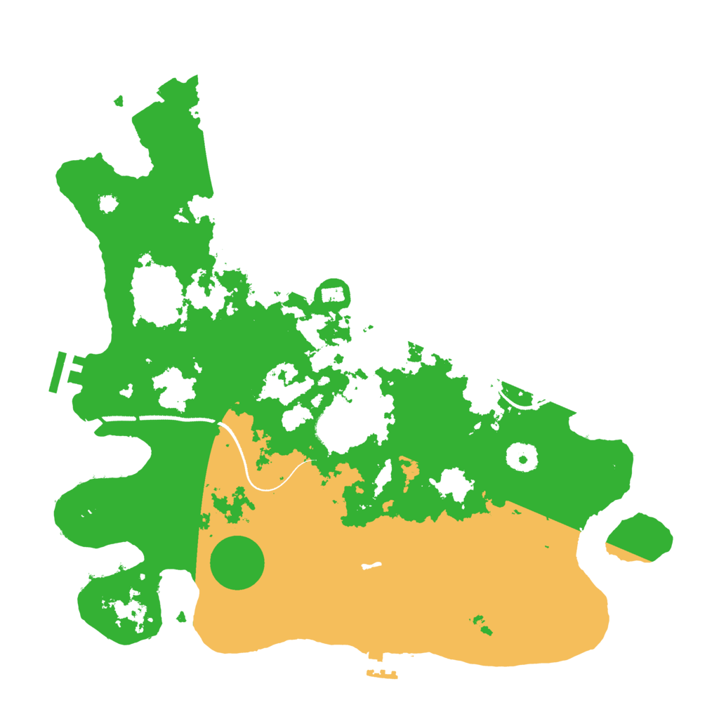 Biome Rust Map: Procedural Map, Size: 3500, Seed: 178670