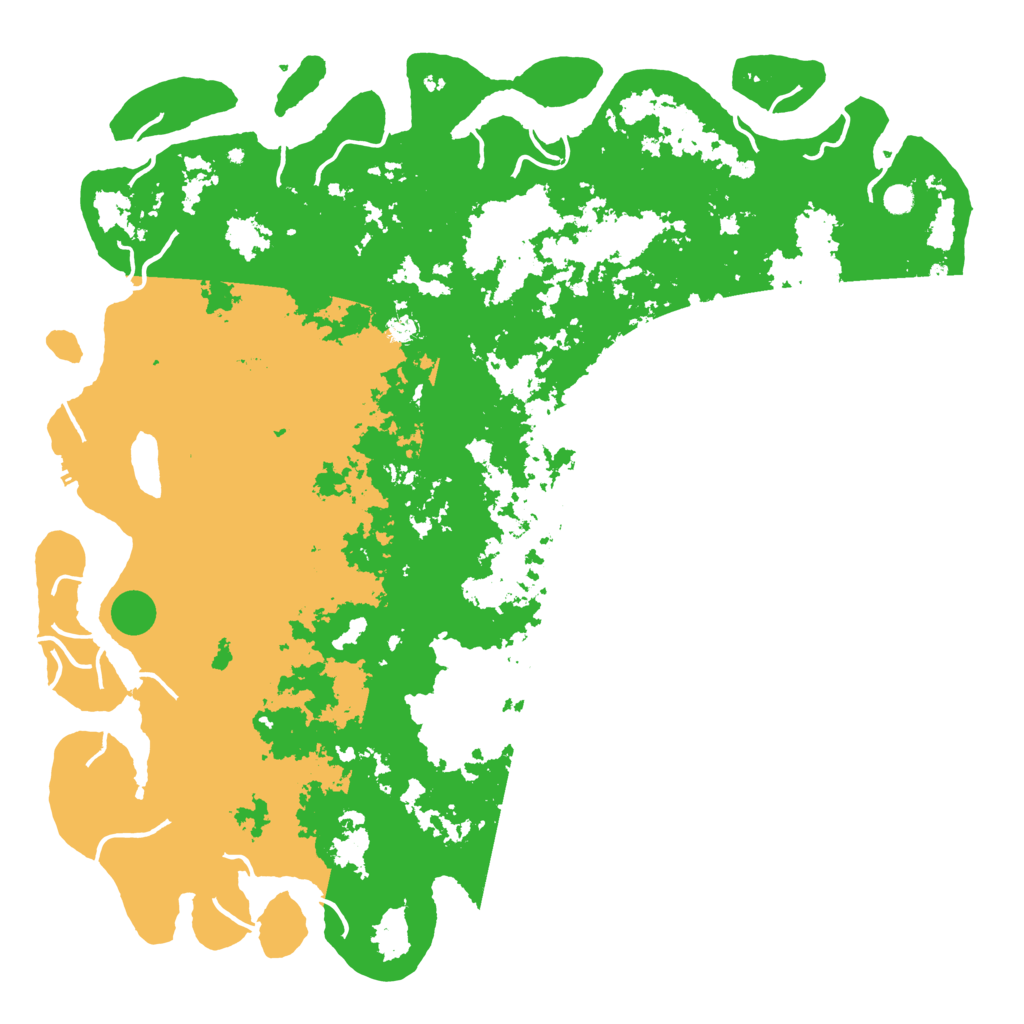 Biome Rust Map: Procedural Map, Size: 6000, Seed: 4032021