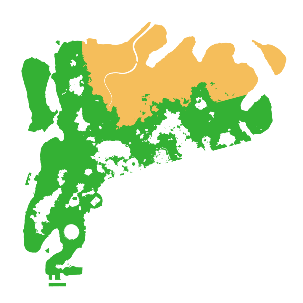 Biome Rust Map: Procedural Map, Size: 3500, Seed: 1468908227
