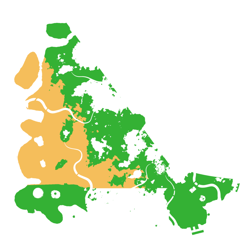 Biome Rust Map: Procedural Map, Size: 4250, Seed: 32512