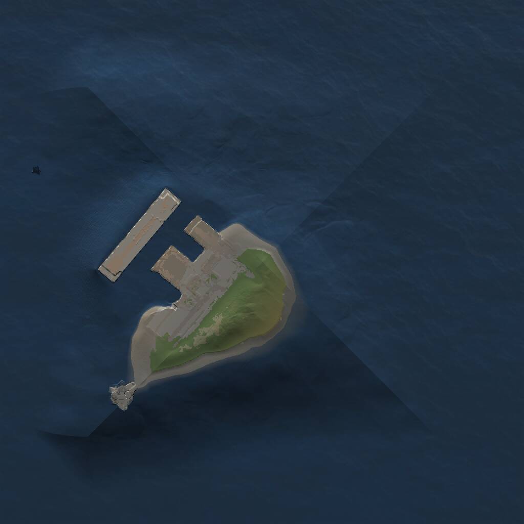 Rust Map: Procedural Map, Size: 1000, Seed: 947354, 2 Monuments