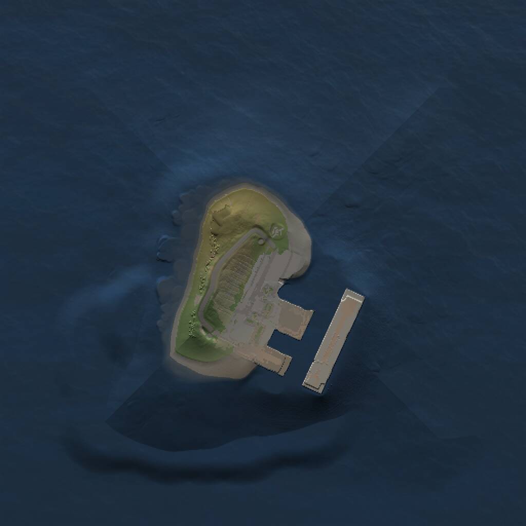 Rust Map: Procedural Map, Size: 1000, Seed: 753725, 2 Monuments