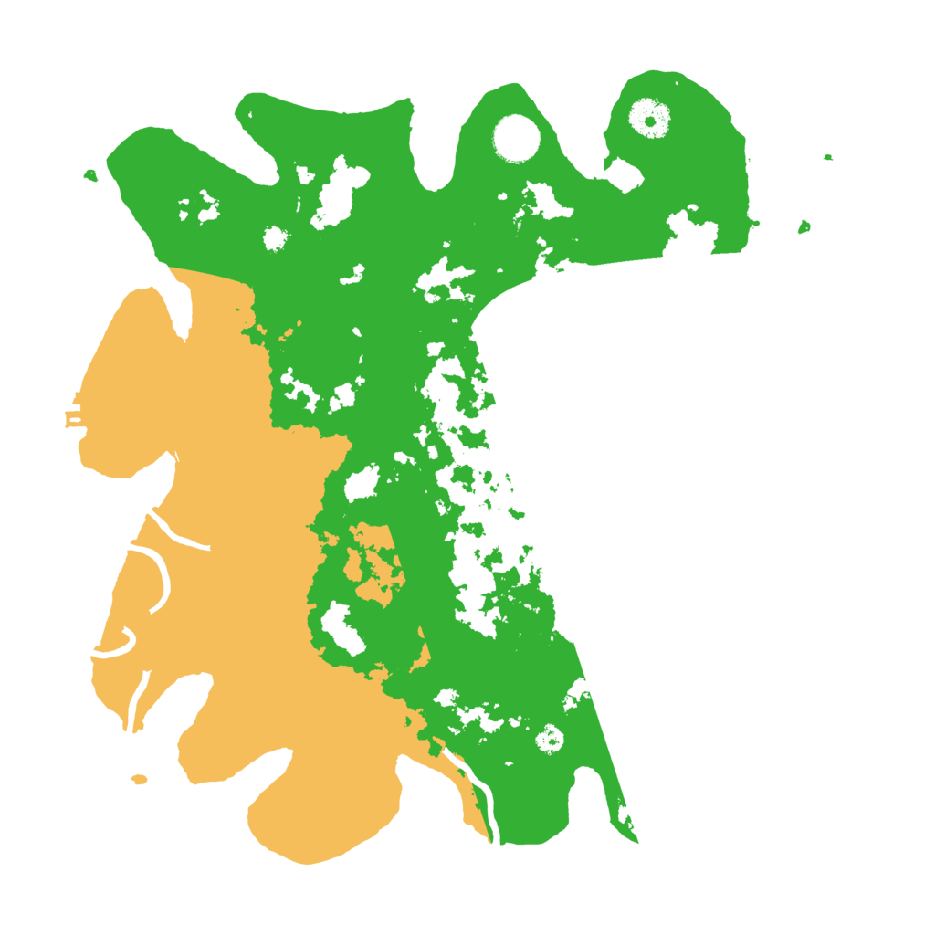 Biome Rust Map: Procedural Map, Size: 3500, Seed: 109344