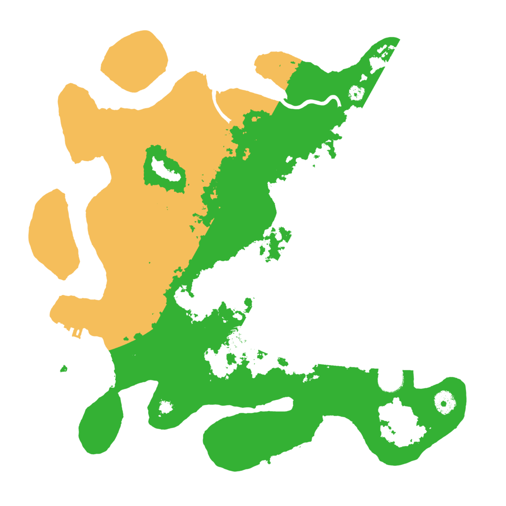 Biome Rust Map: Procedural Map, Size: 3500, Seed: 658364516