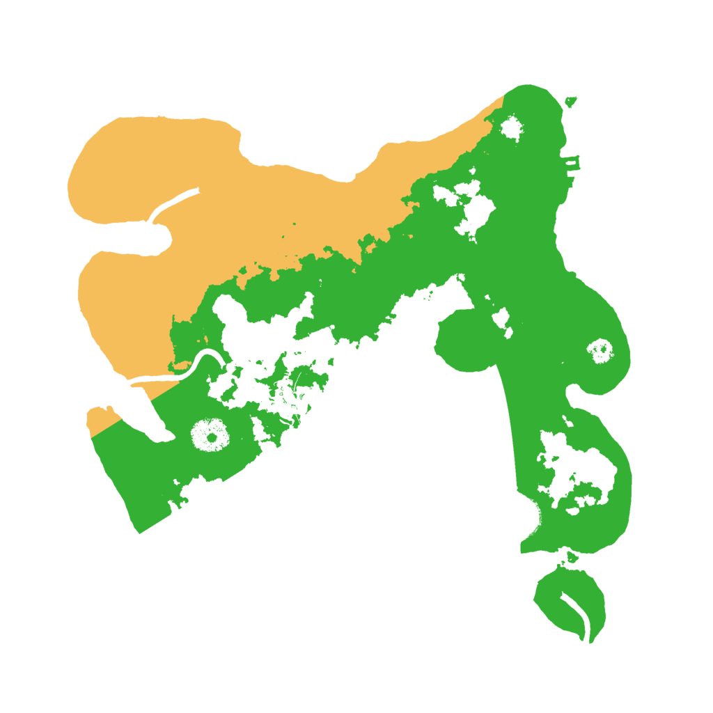 Biome Rust Map: Procedural Map, Size: 3000, Seed: 702380609