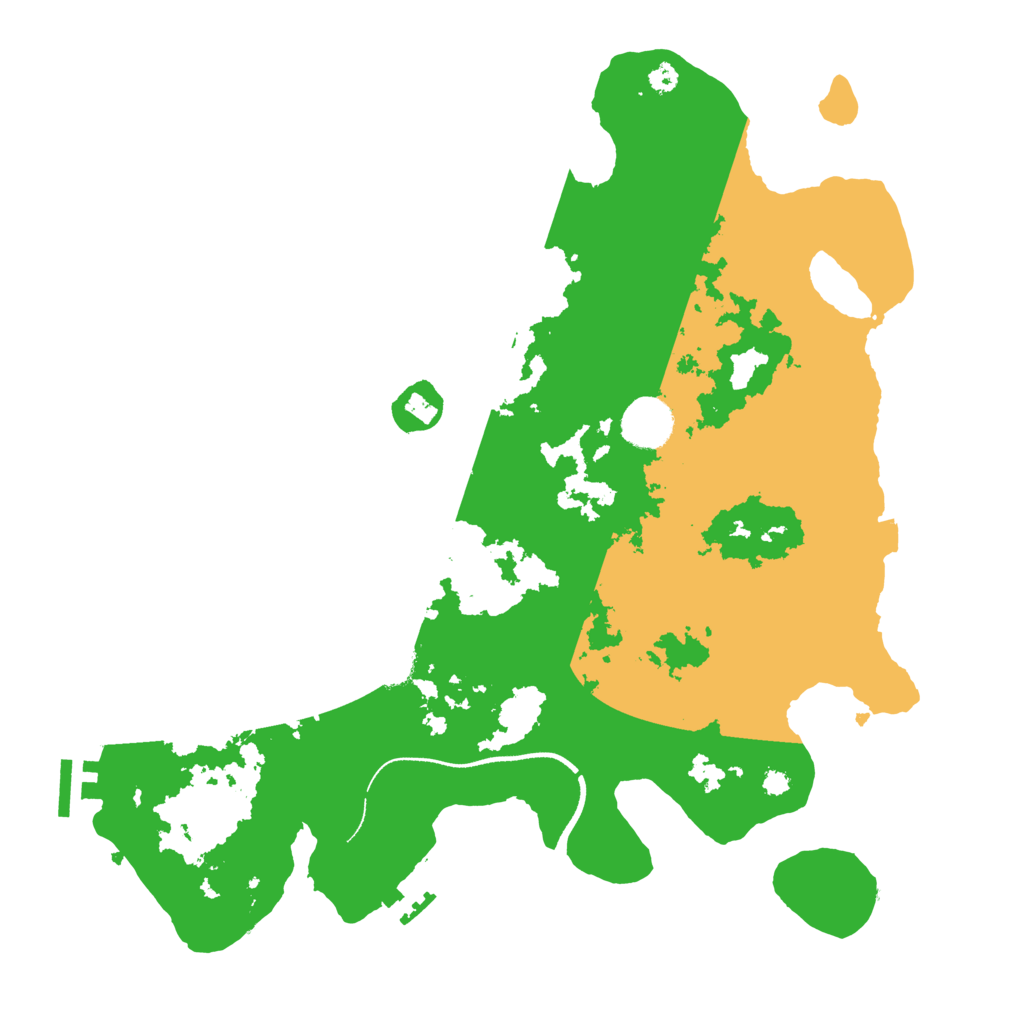Biome Rust Map: Procedural Map, Size: 3600, Seed: 3494803