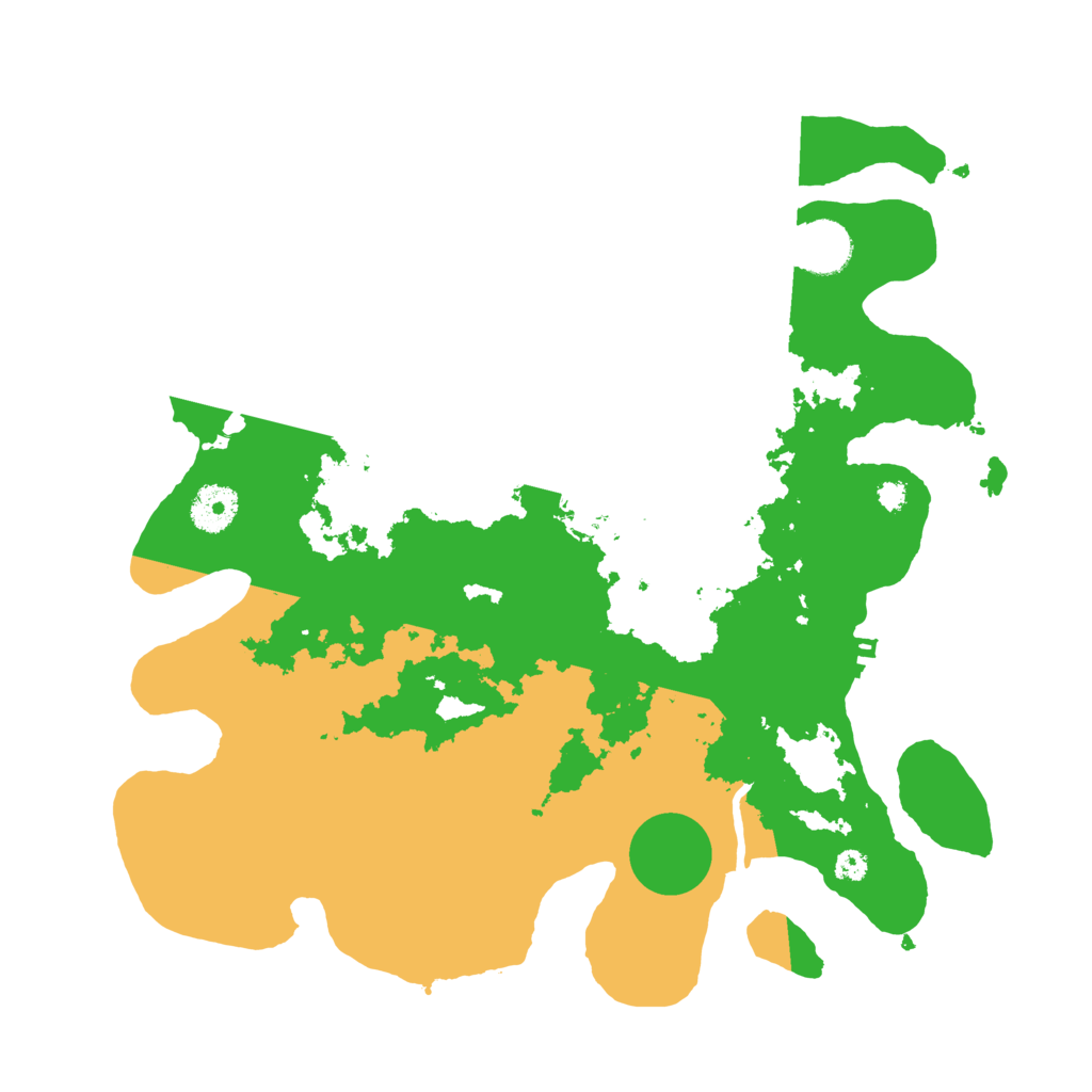 Biome Rust Map: Procedural Map, Size: 3500, Seed: 217260