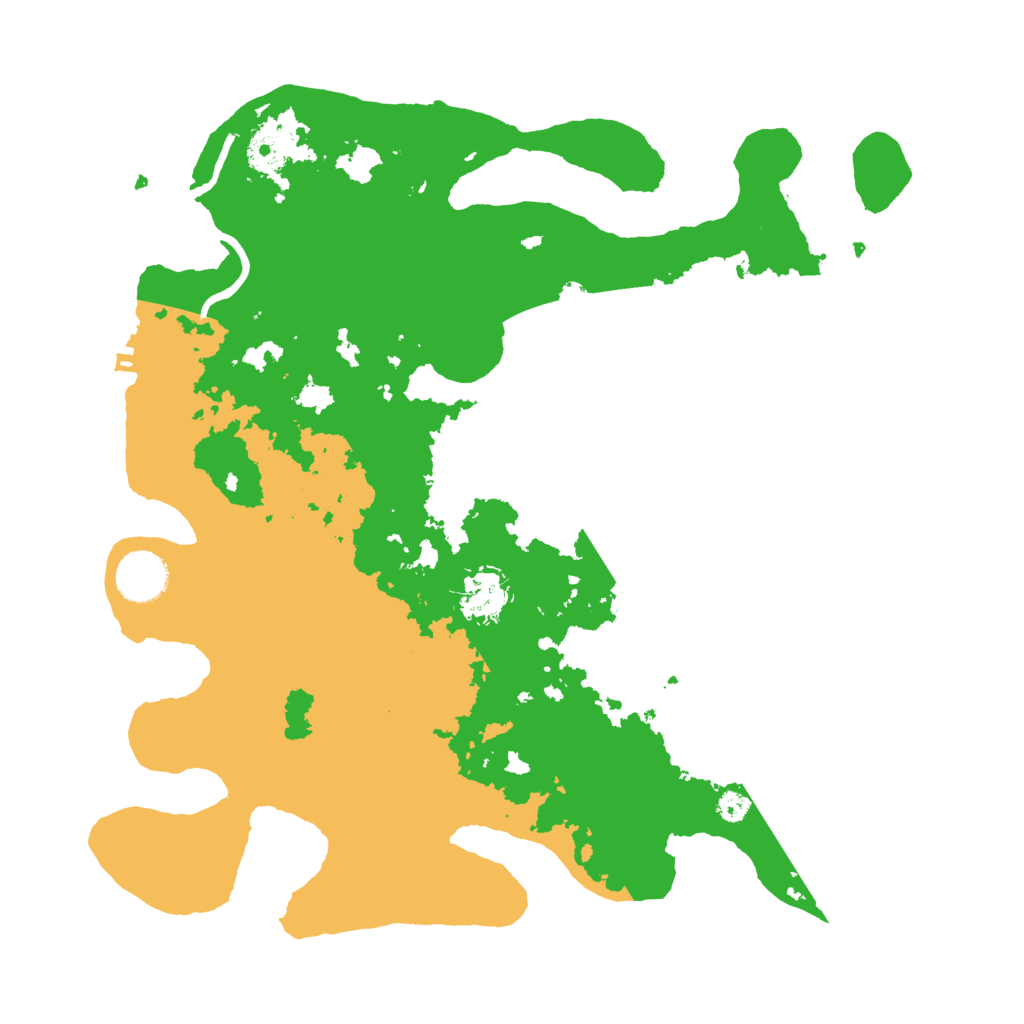 Biome Rust Map: Procedural Map, Size: 3500, Seed: 1546