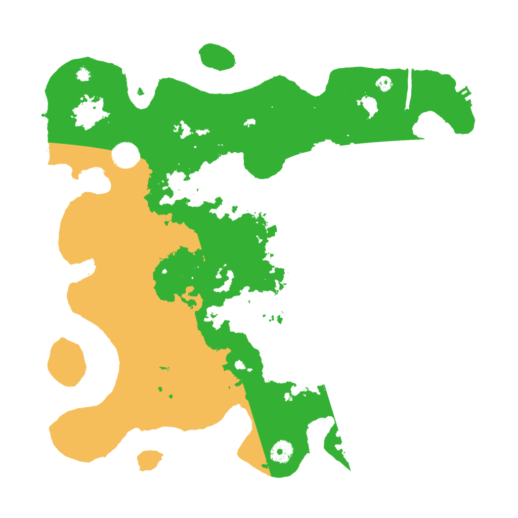 Biome Rust Map: Procedural Map, Size: 3500, Seed: 145686