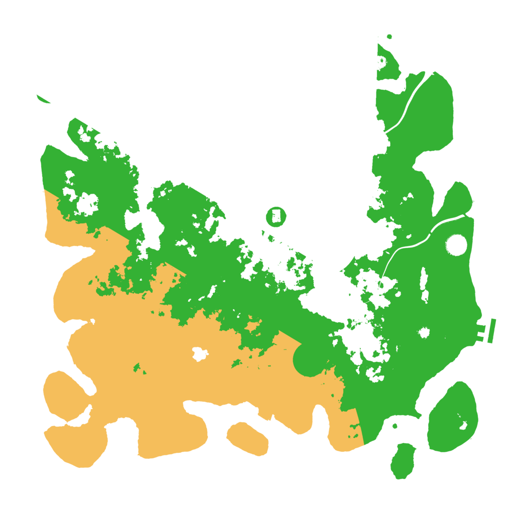 Biome Rust Map: Procedural Map, Size: 4250, Seed: 7751