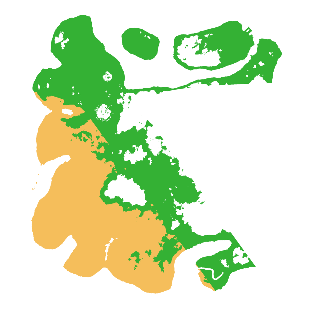 Biome Rust Map: Procedural Map, Size: 3500, Seed: 979917